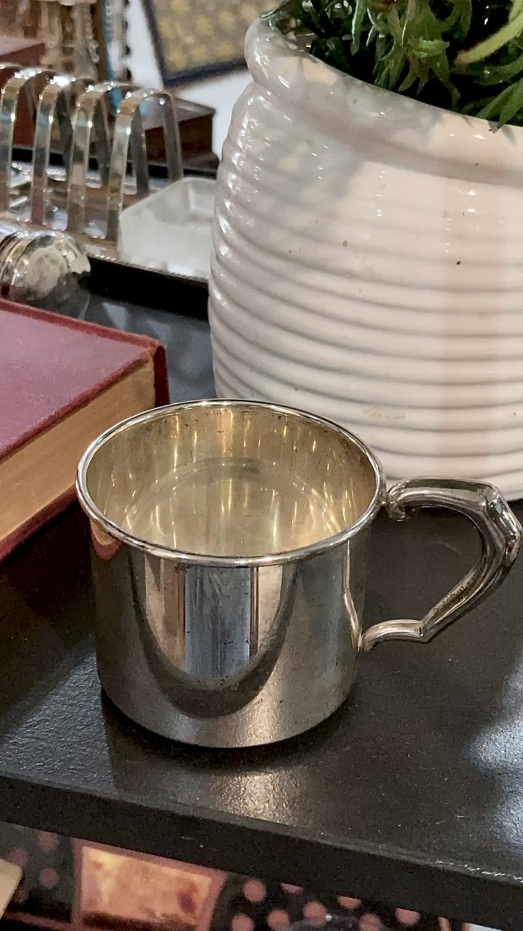 Antique International Sterling Silver Baby Mug Cup