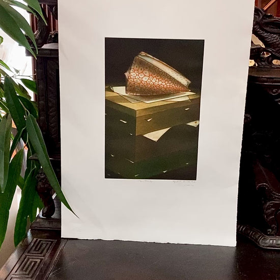 Cleveland Print Club Michel Esbèbe 2010 Coquillage Unframed Mezzotint Print