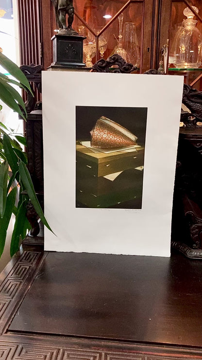 Cleveland Print Club Michel Esbèbe 2010 Coquillage Unframed Mezzotint Print