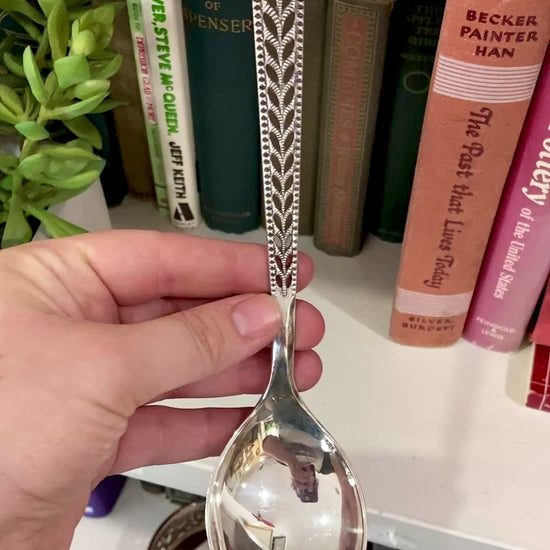 20th Century Nils Hansen Norway Juvel Sterling Silver Sugar Spoon