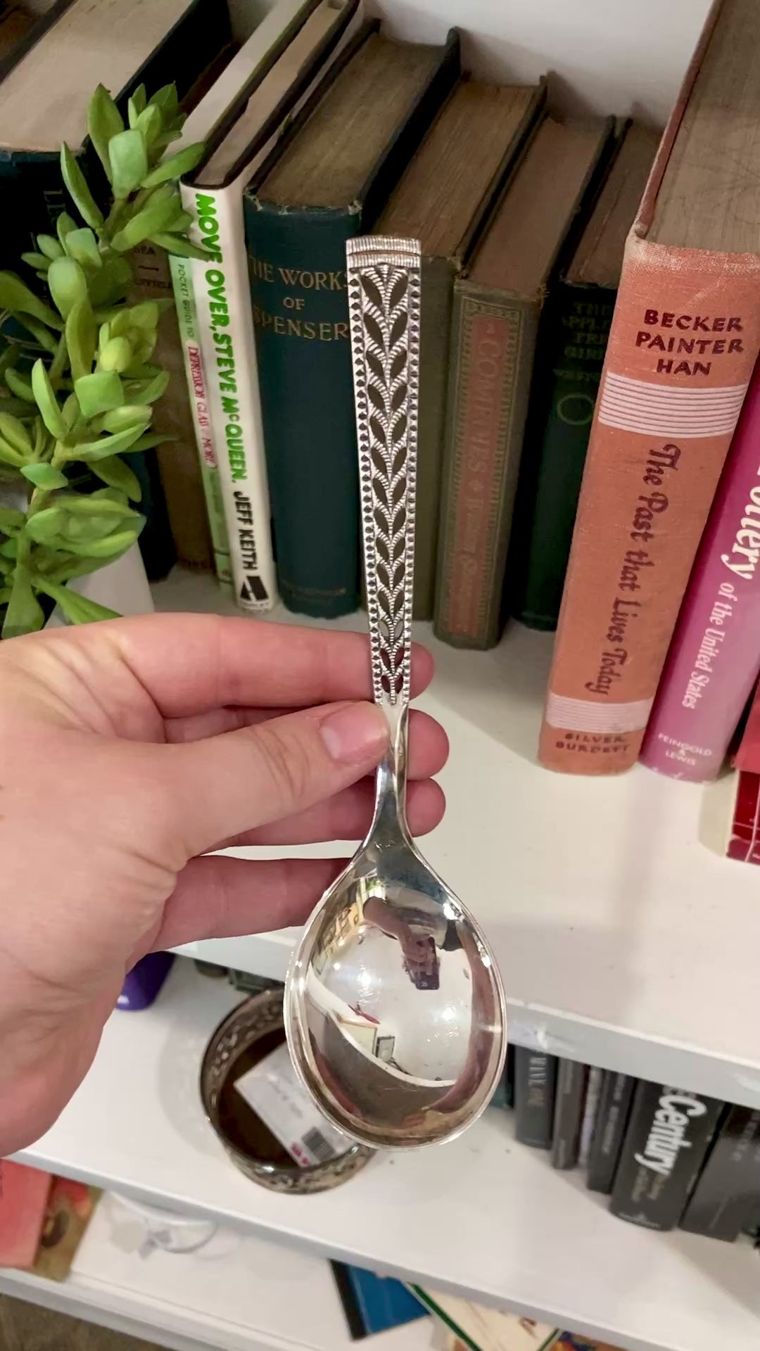 20th Century Nils Hansen Norway Juvel Sterling Silver Sugar Spoon
