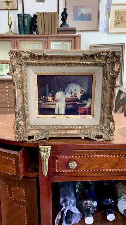 Reproduction 18th Century Jean Siméon Chardin Ornate Framed Still Life Print
