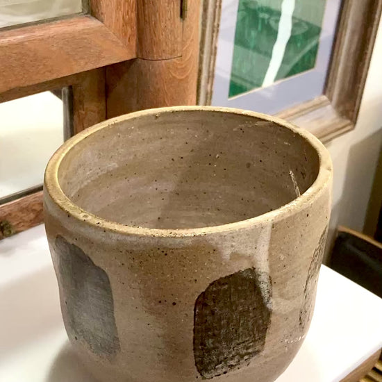 Vintage MCM Cleveland Artist Phyllis Seltzer Small Pottery Planter