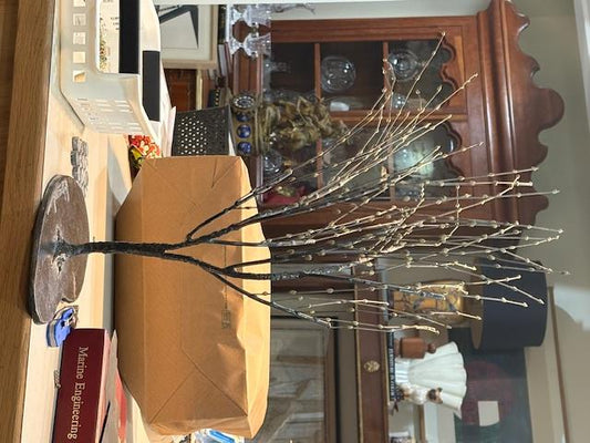 Vintage Modernist Tree Sculpture William Wessel Bronze