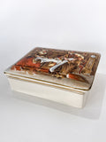 Vintage Sairey Gamp Lancaster Sandland Porcelain Rectangular English Trinket Box Side 1