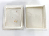 Vintage Sairey Gamp Lancaster Sandland Porcelain Rectangular English Trinket Box Open