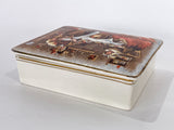Vintage Sairey Gamp Lancaster Sandland Porcelain Rectangular English Trinket Box Side 4