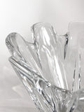 Clear Crystal Glass Scalloped Splash Orrefors Sweden Candy Dish Bowl Close Up Edge 2