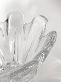 Clear Crystal Glass Scalloped Splash Orrefors Sweden Candy Dish Bowl Close Up Edge