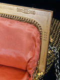 Dazzling Vintage Whiting & Davis Art Deco Style Gold Mesh Handbag Markings