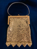 Dazzling Vintage Whiting & Davis Art Deco Style Gold Mesh Handbag 4