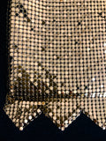 Dazzling Vintage Whiting & Davis Art Deco Style Gold Mesh Handbag Close Up 2