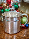 Vintage Reed & Barton Monogrammed Sterling Silver Baby Cup Mug 2