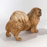 Vintage 1935 Pekingese Dog Figure Martens Studio Ceramic Sculpture Side 8