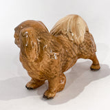 Vintage 1935 Pekingese Dog Figure Martens Studio Ceramic Sculpture Side 4