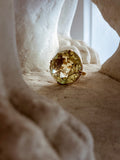 Stunning Vintage 14K Yellow Gold Large Citrine Statement Gemstone Ring