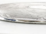 Vintage Haddon Hall Sterling Silver Glamorous Vanity Hand Mirror Side 1